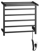 Sapho - Elektromos törölközőszárító ELZOR 60W/230V 47x50 cm matt fekete