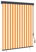 fehér és narancssárga kültéri roló 140 x 250 cm