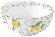 Mediterrán citromos porcelán tálka 12 cm Fleurs et Citrons