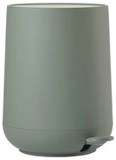 Sötétzöld műanyag pedálos szemetes 5 l Nova – Zone