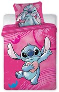 Disney Lilo és Stitch, A csillagkutya Heartbeat gyerek, ovis ágyneműhuzat 100×135 cm, 40×60 cm