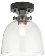 Endon 99106 - Mennyezeti lámpa URBAN 1xE27/10W/230V fekete/átlátszó