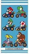 Super Mario Kart gyerek törölköző, 70 x 140 cm