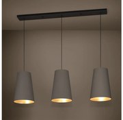 Eglo 390196 - Csillár zsinóron PETROSA 3xE27/40W/230V barna