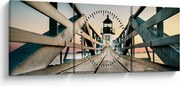 Kép - A mólón (órával) (90x30 cm)