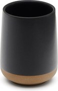 Sötétszürke kerámia fogkefetartó pohár Silma – Kave Home