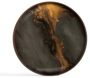 Bio mosdótálca - üveg - bronz - kerek - L - Ethnicraft