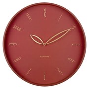 Karlsson 6012RD design falióra piros, átmérő 40 cm