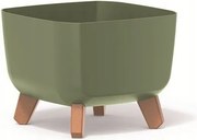 Gracie Squat virágcserép földzöld 24 cm