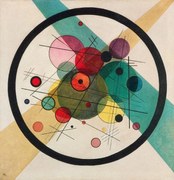 Reprodukció Circles in a Circle, Wassily Kandinsky