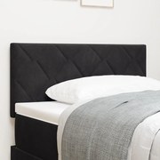 Fejtámla Gyémánt Blokk Design Fekete 90 cm Velúr