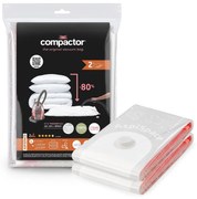 Compactor Bag Aspispace 2 részes vákuum tárolózsák-szett, L, 80 x 100 cm, L