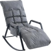 Hintaszék 5 fokozatban állítható,párnázott kivitelben, szürke