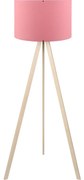 Állólámpa AYD 1xE27/40W/230V rózsaszín/bézs