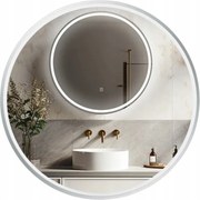 Balneo Led-es Megvilágított Tükör 100 cm Fürdőszobai Fali Kerek Sun