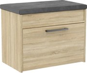 Parma cipősszekrény üléssel és tárolóval, sonoma