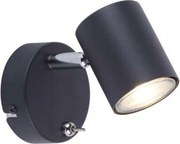 Just Light Led fali lámpa, forgatható, antracit, GU10, 3000K, 360 lm