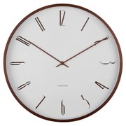 Karlsson 6014WH design falióra, fehér, átmérő: 40cm