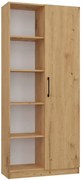 RD-80 polcos szekrény, tölgy