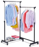 Elforgatható Ruhatartó Állvány Fekete Színben Abd-1215