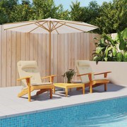 2 db bézs oxford-szövet Adirondack-székpárna