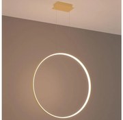 Thoro TH.175 - LED Csillár zsinóron RIO LED/50W/230V CRI90 3000K átm. 78 cm arany