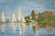 Reprodukció Regatta at Argenteuil, c.1872, Claude Monet