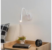 Brilagi - LED Dimmelhető flexibilis fali lámpa MAYA 1xG9/4W/230V fehér