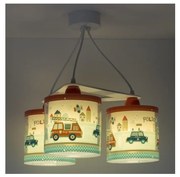 Dalber D-60614 - Gyerek csillár POLICE 3xE27/60W/230V