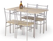 Étkészlet FAUST fém/tölgy sonoma