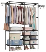 Ruhaállvány LRA-08 fekete