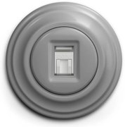 Kliklap - Retro adat aljzat kerettel, szürke