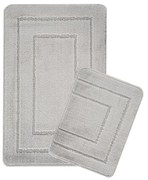 Világosszürke fürdőszobai kilépő szett 2 db-os 50x80 cm Cerceve – Foutastic