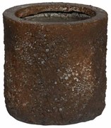 Pottery Pots Puk virágcserép, magas fényű barna, többféle méretben – Fazekas edények méret: S - h 15,0 cm, ⌀ 15,0 cm