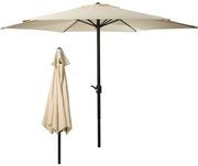 Ambience Kitekerhető Napernyő, 3 m, 180g/m2, krémszínű