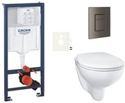 Fali WC-szett világos falra / falra szerelhető GROHE Bau Ceramic SIKOGRSBAUSCAL0