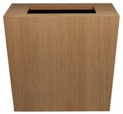 NATURA fa önöntöző ültetőgép, alacsony, többféle változatban - Hobby Flower méretek: 45x45x40, szín: közepesen sötét tölgy