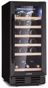 Klarstein Vinovilla 29 Built-In, beépíthető borhűtő, 81 liter, 29 palack, 1 zóna, üvegajtó, rozsdamentes acél