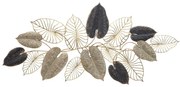 Century -A- levél motívumos fali fémdekoráció, 131 x 61 cm - Mauro Ferretti