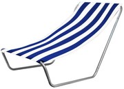 Összecsukható strandnyugágy SAND, kék csíkokkal