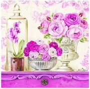 Papírszalvéta Easy Life Shabby Roses Rózsa Schabby Chic