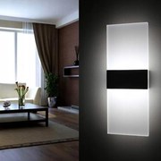 12W Led fali lámpa Beltéri Modern Lámpa Fehér Hideg29*11CM
