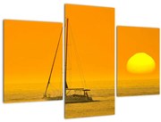 Kép - Csónak a tenger közepén (90x60 cm)