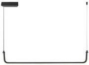 LED Csillár zsinóron LED/12W/230V 4000K 90 cm fekete