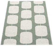 Zöld-krémszínű kültéri-beltéri szőnyeg 70x100 cm Sten Army – Pappelina