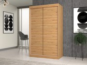 Aldabra IGA 120 C tolóajtós gardróbszekrény 120x61x200, díszcsíkos, tölgy