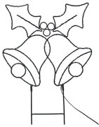 Solight 1V289 - LED kültéri karácsonyi dekoráció 100xLED/3xAA IP44 meleg fehér csengők