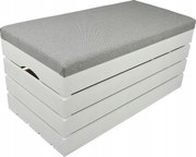 Fenyő Puff Láda Tároló Láda Fa