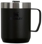 Fekete rozsdamentes acél termobögre 230 ml Stay-Hot Camp Mug Black – Stanley