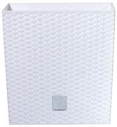 Prosperplast Rato Low virágcserép fehér, 17 x 17 x 17 cm